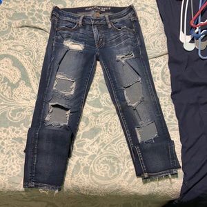 Holy skinny jeans